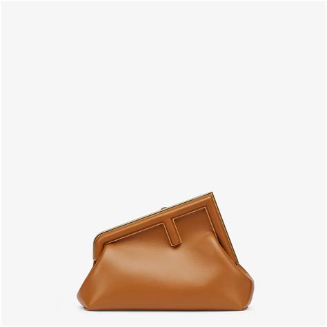 fendi first brown|Fendi first handbags.